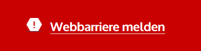 Bildschirmfoto des Buttons "Webbarriere melden" Bildschirmfoto des Buttons "Webbarriere melden"